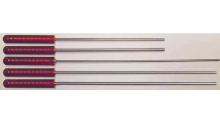 MICRO-POLISHED STAINLESS STEEL CLEANING ROD - 8" PISTOL, .22 CALIBER & UP