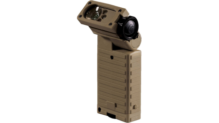 SIDEWINDER HANDS FREE LIGHT - COYOTE, MILITARY MODEL, WHITE C4 LED, RED, BLUE, IR LEDS