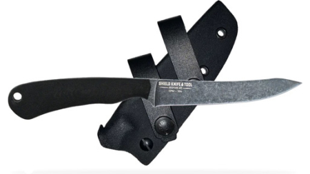 NIMROD ACID WASHED - BLACK G10, PLAIN EDGE, 4.38" BLADE