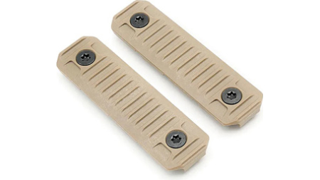 M-LOK CABLE MANAGEMENT COVERS - FDE, LONG, 2/PC