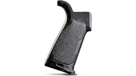 AR OVERMOLDED ENHANCED PISTOL GRIP - BLACK, 20 DEGREES