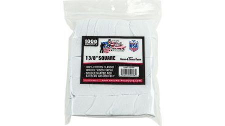 COTTON FLANNEL PATCHES - 6-7MM, 1000 COUNT