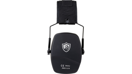 EARSHIELD RANGER PASSIVE EARMUFF - BLACK, 26DB NRR