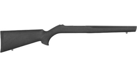 RUBBER OVERMOLDED STOCK - RUGER 10-22 WITH STANDARD BARREL CHANNEL - BLACK