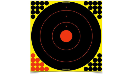 SHOOT•N•®C SELF-ADHESIVE TARGETS 17.25" BULL'S-EYE PACK, 100 TARGETS