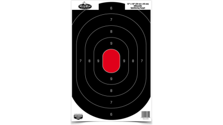 DIRTY BIRD SILHOUETTE TARGET - 12" X 18", 100 TARGETS