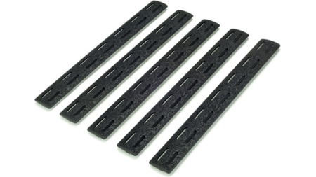 MCMR RAIL PANEL KIT - BLACK, 5.5", 5/PK