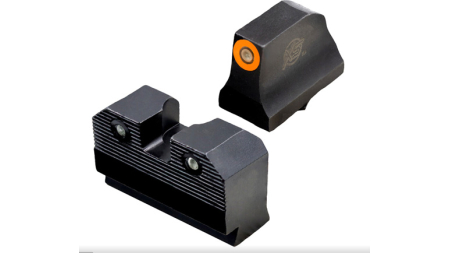 R3D 2.0 SUPPRESSOR HEIGHT NIGHT SIGHTS - GLOCK 42/43, ORANGE TRITIUM
