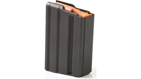 ASC AR Family Rifle Magazine Orange Follower .223 Remington Black Aluminum 10/rd