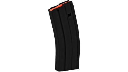ASC AR Family Rifle Magazine Orange Follower .223 Remington Black Aluminum 30/rd