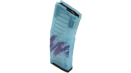 Amend2 AR-15 Mod C Teal Printed Jazz Rifle Magazine 5.56mm/.223 Rem 30/rd