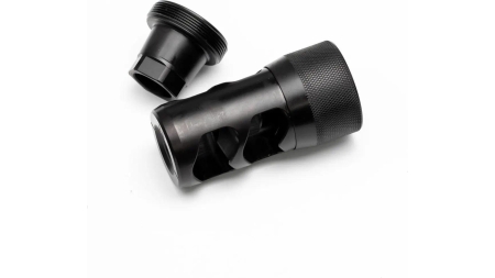 Area 419 Hellfire 2P-Self Timing Muzzle Brake w/ Adapter 223/6mm 5/8-24
