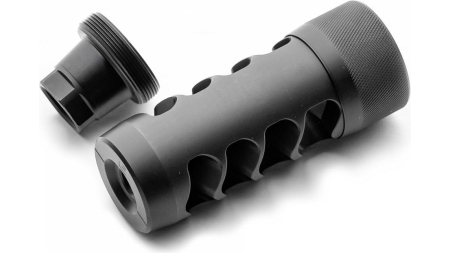 Area 419 Hellfire Match Self Timing Muzzle Brake 30cal 5/8-24 Black Nitride