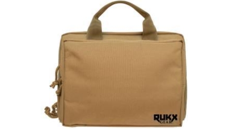 ATI Double Pistol Case Tan Rukx Gear
