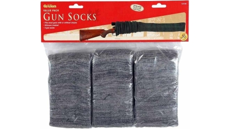 Allen Knit Shotgun Scoped Sock - 52" Gray 3 Pack