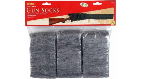 Allen Knit Shotgun Scoped Sock - 52" Gray 3 Pack