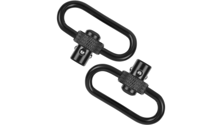 Allen Push Button QD Steel Gun Swivels 1.25" Black 2/ct