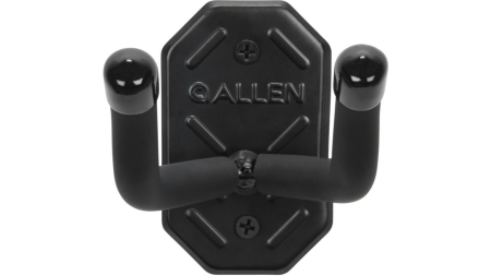 Allen Defender Double Hooks with Metal Mounting Plate Black