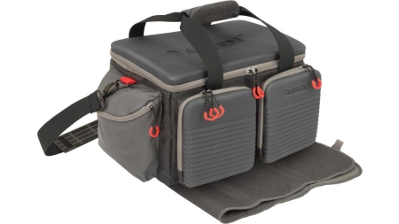 Allen Competitor Premium Molded Lockable Range Bag with Fold Up Gun Mat Grey
