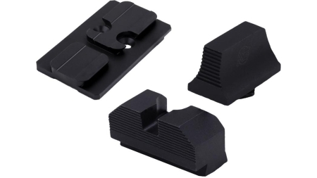 XS Sights Glock MOS Optic Mount Bundle for Glock ACRO Non Tritium Black