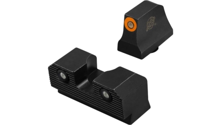 XS Sight Systems R3D 2.0 Suppressor Height Night Sights for Glock 20/21/29/30/30S/37/41 Orange Front with Black Rear