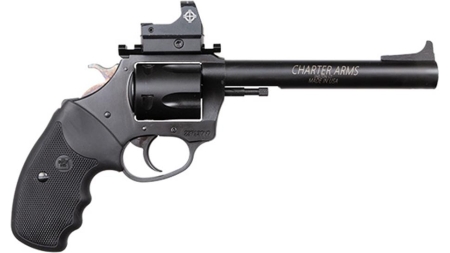 Charter Arms Target Mastiff Handgun 9mm Luger 5rd Magazine 6" Barrel Black with Optic