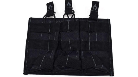 Advance Warrior Solutions Open Top Triple Mag Pouch Black