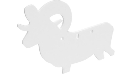 Birchwood Casey AR500 3/8" Silhouette Plate Target 3-Hole Ram