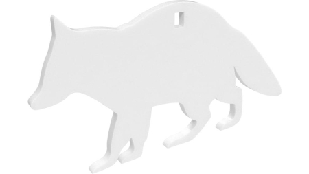 Birchwood Casey AR500 3/8" Steel 1 Hole Animal Silhouette Target - Raccoon 1/ct