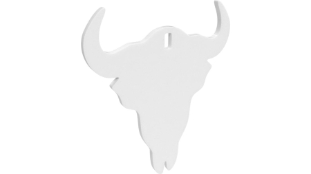 Birchwood Casey AR500 3/8" Steel 1 Hole Animal Silhouette Target - Skull 1/ct