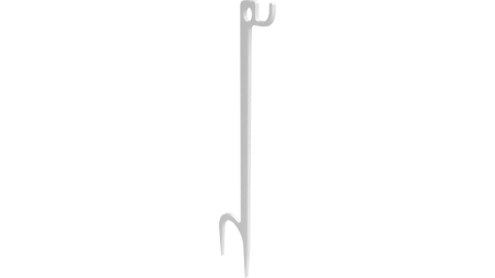 Birchwood Casey single Hook Steel Target Hanger Ground Stake - White