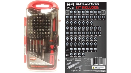 Birchwood Casey Master Screwdriver Set   84 pc kit