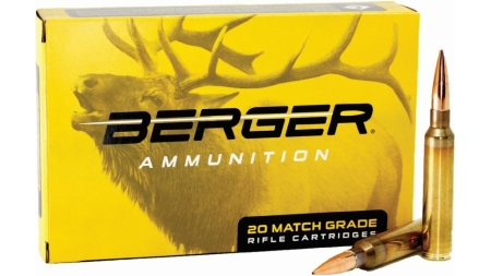 Berger Elite Hunter Rifle Ammunition 6.5 PRC 156gr 2930 fps 20/ct