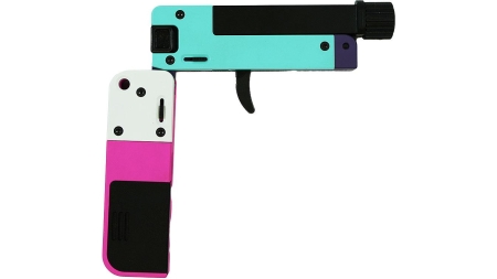 LifeCard Handgun .22 LR Single Shot 2.5" Threaded Barrel Confetti