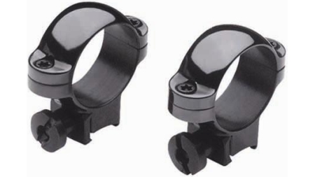 Burris Deluxe Solid Steel .22 Rings 1" Medium 0.80 Actual Height - Matte