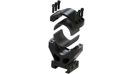 Burris Steel XTR Signature Scope Ring Set with Pos-Align Offset Inserts 1" 1.25" Height - Matte