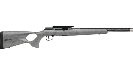 Savage Arms A22 Timberlite Thumbhole Rifle .22 LR 10rd Magazine 18" 1/2x28 Threaded Barrel Grey with Black Spiderweb
