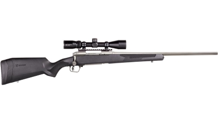 Savage 110 Apex Storm XP Rifle 243 Win 4rd Capacity 22" Barrel Black Synthetic Stock 3-9x40mm Vortex Crossfire II