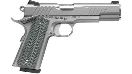 Savage 1911 Gov't Style Handgun .45 Auto 8rd Magazines (2) 5" Barrel Stainless Steel