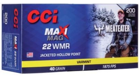 CCI Maxi Mag .22 WMR 40 gr JHP 200/Box