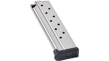 Chip McCormick Range Pro Full-Size 1911 Handgun Magazine Stainless 9mm Luger 10/rd