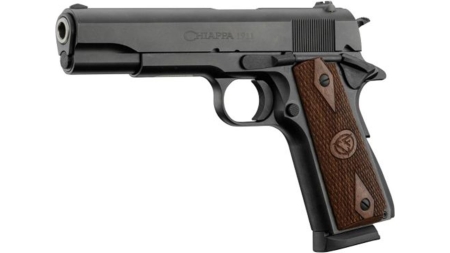 Chiappa 1911 Field Handgun .45 ACP 8rd Magazine 5" Barrel Black with Walnut Grip