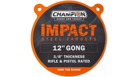 Champion Impact Steel Gong Target 12" Round
