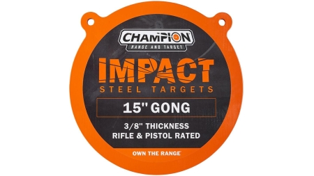 Champion Impact Steel Gong Target 15" Round