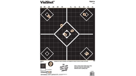 Champion VisiShot Targets Sight-In Target - 13" X 18" 10/Pack
