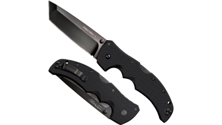 Cold Steel Recon 1 Tanto Lockback Knife - 4" Blade G-10 Black