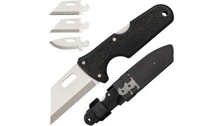 Cold Steel Click-N-Cut Exchangeable Blade Knife Black BDS - 2-1/2" Blade Satin