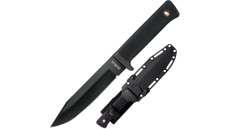 Cold Steel SRK Search Rescue Fixed Blade Tactical Knife - 6" Blade Black SK-5)