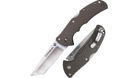 Cold Steel Code-4 Tanto Lockback Knife - 3-1/2" Blade Satin