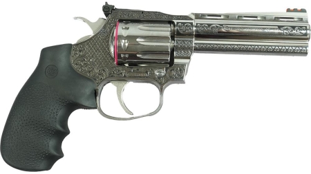 Colt Custom King Cobra Target 22 Handgun .22 LR 10rd Capacity 4.25" Barrel Filigree Frame and Barrel